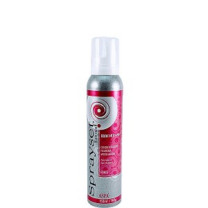 Aspa Sprayset Mousse Fixador de Penteado – Forte 150ml