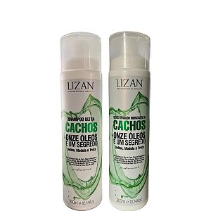Lizan Cachos Onze Óleos e Um Segredo Kit Shampoo + Ultra Ativador 300ml