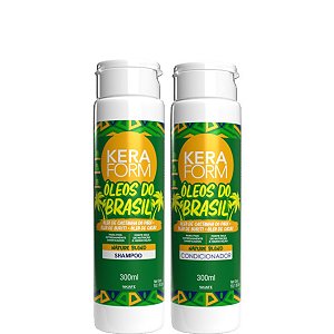 Skafe Keraform Kit Shampoo + Condicionador Óleos do Brasil 2x300ml