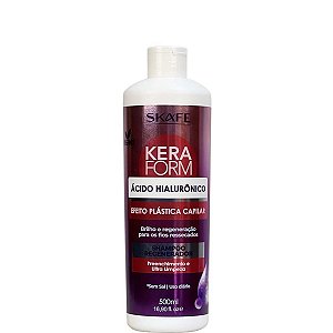 Skafe Keraform Shampoo Regenerador Ácido Hialurônico 500ml