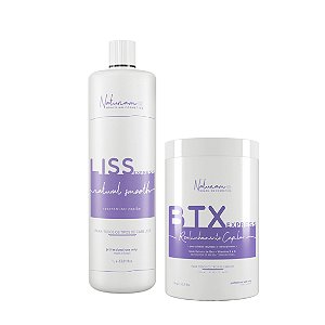 Naturiam Escova Progressiva e Btx Sem Formol Liss Express 2x1litro