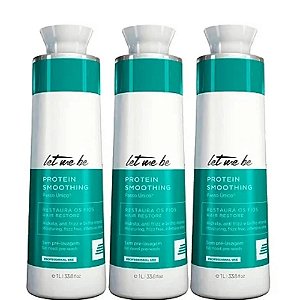 03 Let Me Be Protein Smoothing Passo Único 3x1 Litro + Brinde