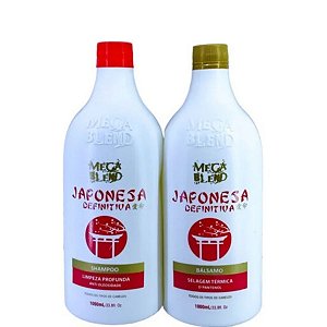 Mega Blend Escova Japonesa Definitiva Bálsamo Selante 2x1litro