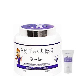 Perfect Liss SOS Repair Line Btox Reducer 1Kg + Mask 100g 