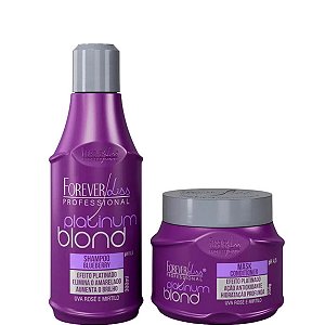 Forever Liss Platinum Blond Kit Shampoo 300ml + Máscara 250g