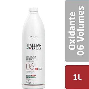 Itallian Color Emulsão Oxidante Estabilizada Oxi 06 Volumes 1Litro
