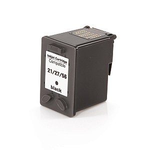 Cartucho de Tinta Preto Compatível HP 21 C9351AB 18ml Alta Capacidade - Economia e Qualidade para Impressoras HP