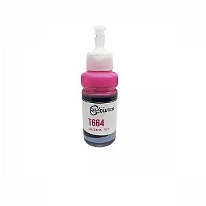 Kit Refil Tinta Epson T664 Pro para L110 L100 L120 L200 L220 L4550 L355 L365 L375 L380 L395 L495 70ml