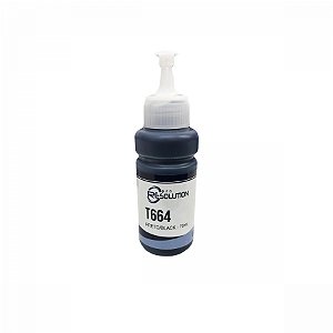 Kit Refil Tinta Epson T664 Pro para L110 L100 L120 L200 L220 L4550 L355 L365 L375 L380 L395 L495 70ml