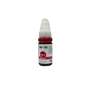 Refil de Tinta Magenta Compatível GI190 para Canon G1100 G2100 G3100 G4100 70ml