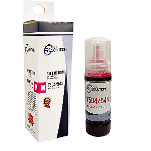 Refil de Tinta Compatível T504 T544 Magenta para Epson L4160 L6191 L6171 L6161 L4260 L4150 L3150 L5190 70ml