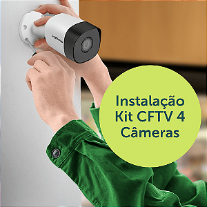 Instalação Kit CFTV 4 Câmeras