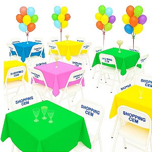 Toalha de Mesa de Tnt 1,00m X 1,40m para Festa de Aniversário  - Infantil- Retangular