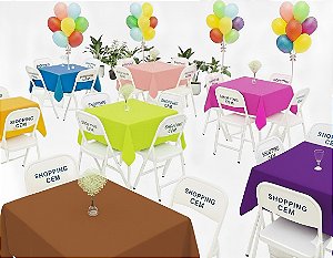 Toalha de Mesa de Tnt 1,50m X 1,40m Para Festa de Aniversário  - Infantil- Colorida