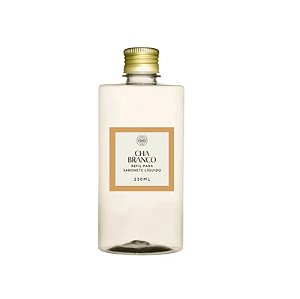 SABONETE LIQUIDO 250ML CHA BRANCO SUAVE - REFIL - Premium Luxo