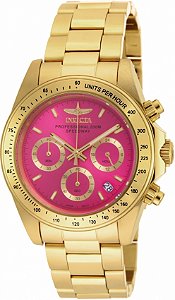 Relogio Feminino Invicta Speedway 18255 Dourado Original