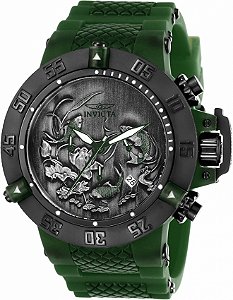 Relógio Invicta Subaqua Exclusive 26563 Quartzo 50mm Preto e Verde