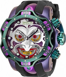 Relógio Invicta DC Comics Joker 34942 Coringa 52mm Suíço
