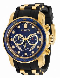 Relógio Invicta Pro Diver 35416 Dourado com Azul Quartzo 48mm