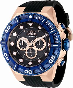 Relógio Invicta Pro Diver 36040 Banho Ouro Rosê Quartzo 54mm