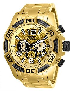 Relógio Invicta Pro Diver 25854 Dourado 50mm Cronógrafo