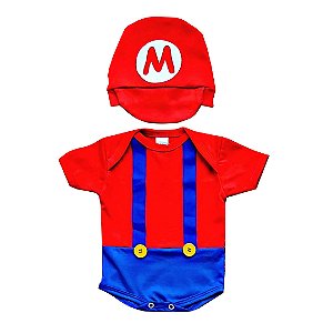 Body Super Mario - Linha Luxo