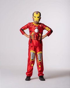 Fantasia Homem de Ferro Infantil