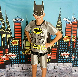 Fantasia Batman Infantil Short