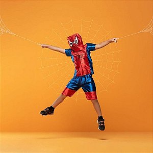 Fantasia Homem Aranha Infantil Short