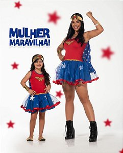 Fantasia Mulher Maravilha Infantil