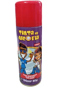 Tinta Spray para Cabelo - VERMELHA