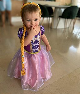 Fantasia Rapunzel Infantil
