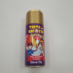 Tinta Spray para Cabelo - DOURADA