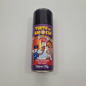 Tinta Spray para Cabelo - PRETA