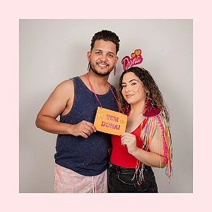 Kit Plaquinha e Tiara - Dona/Tem Dona