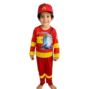 Fantasia Bombeiro Infantil