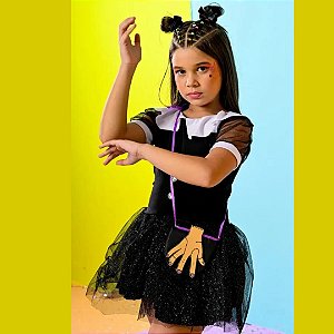 Fantasia Wandinha Infantil LUXO