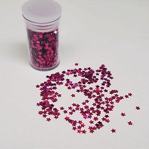 GLITTER ESTRELA PINK