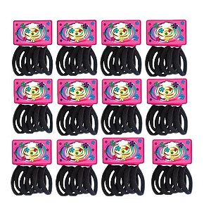 XUXINHA DE CABELO PRETA 72 UN - 12 KITS - ATACADO