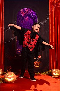 FANTASIA DRÁCULA MORCEGO INFANTIL