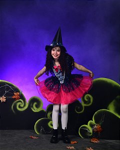 FANTASIA BRUXINHA MAGIA LUXO