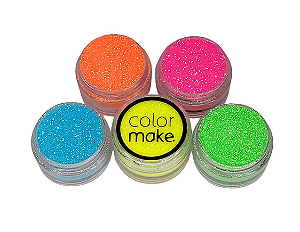 Torre Glitter Facial Neon - 5 Cores