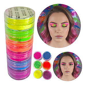 Torre Tinta em Pó Neon - 6 Cores
