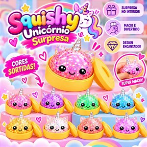 SQUISHY UNICÓRNIO SURPRESA