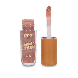 LIP OIL SWEET CARAMEL MAUVE -  NINA MAKEUP