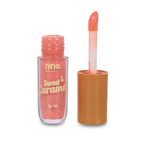 LIP OIL SWEET CARAMEL PINK -  NINA MAKEUP