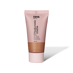 BASE LÍQUIDA HYALURONIC MATTE COR 5.5 - NINA MAKEUP