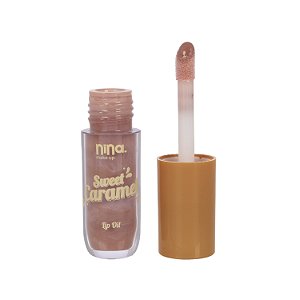 LIP OIL SWEET CARAMEL MAUVE -  NINA MAKEUP