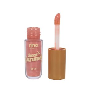 LIP OIL SWEET CARAMEL PINK -  NINA MAKEUP