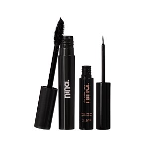 KIT MSCARA DE CLIOS PANTENOL LASHES VOLUME + DELINEADOR CARBON BLACK - NINA MAKEUP